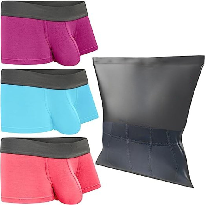 Moisture Wicking Flexible Pouch Boxer Briefs