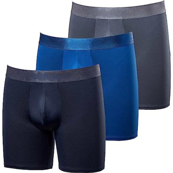 Regular Solid Color Boxer Briefs Pack Of 3