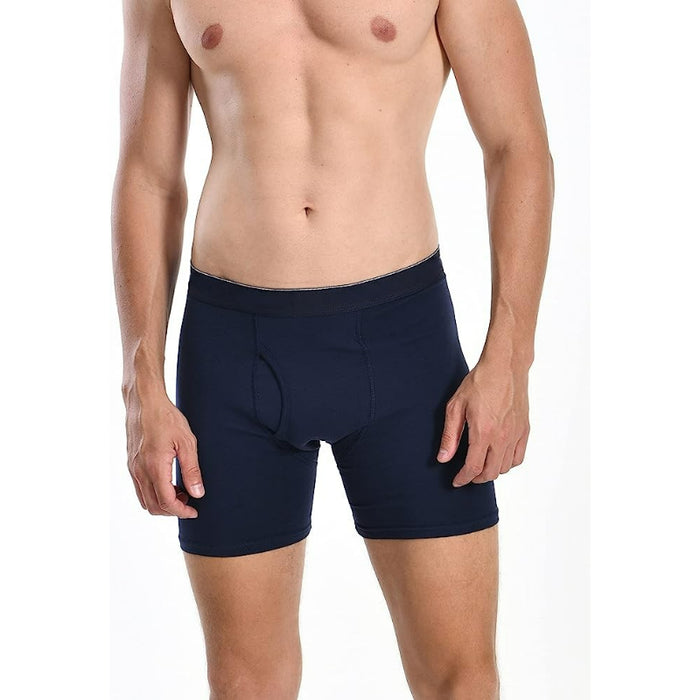 Classic Plain Boxer Briefs In A Set Of 6