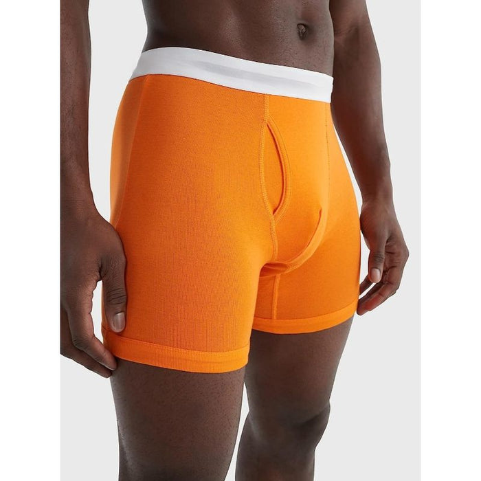 Set Of 3 Solid Stretchable Classic Boxer Briefs