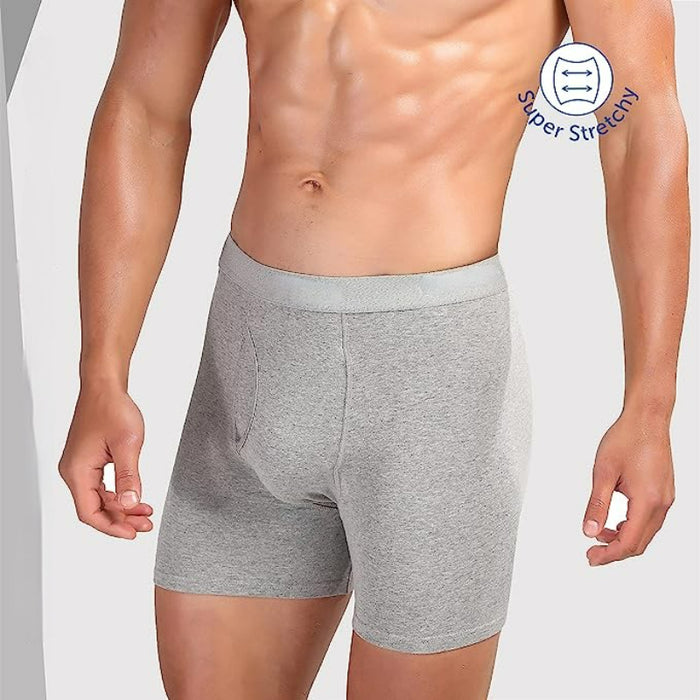 Plain Classic Boxer Briefs In A Set Of Five