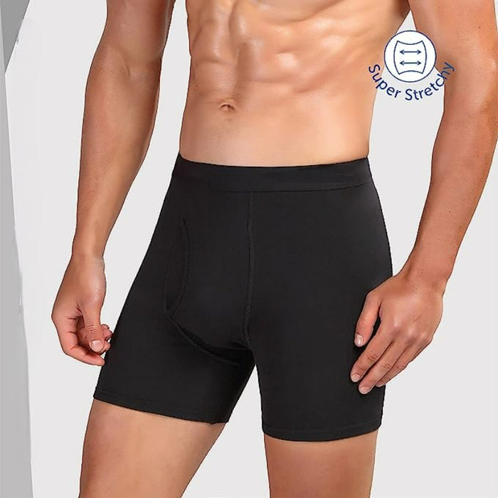 Plain Classic Boxer Briefs In A Pack Of Seven