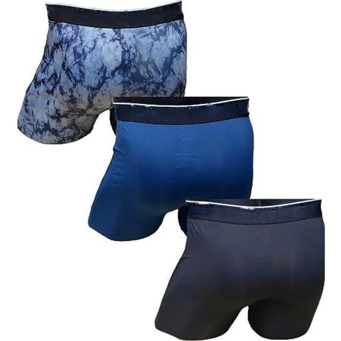 Set Of 3 Solid And Patterned Boxer Briefs