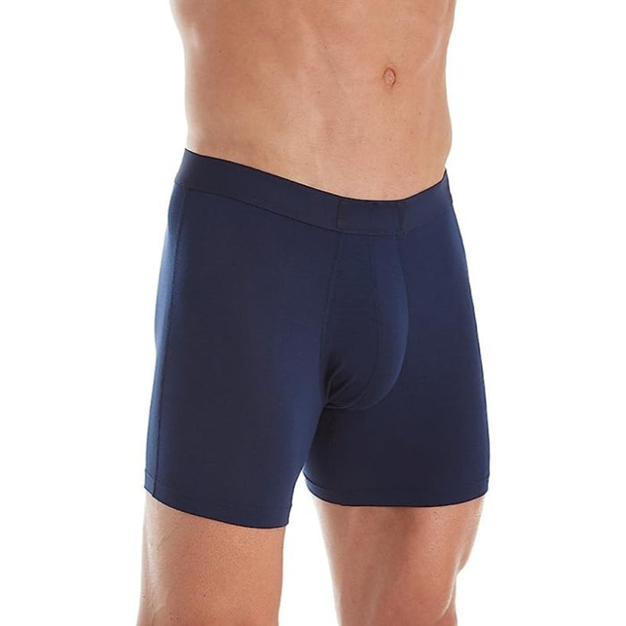 Solid Four Way Stretchy Boxer Briefs