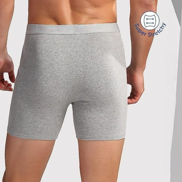 Plain Classic Boxer Briefs In A Pack Of Seven