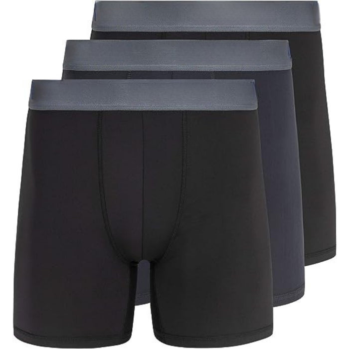 Pack Of 3 Boxer Briefs With Added Stretch