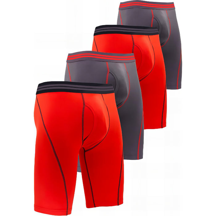 Pack Of Four Sports Boxer Briefs