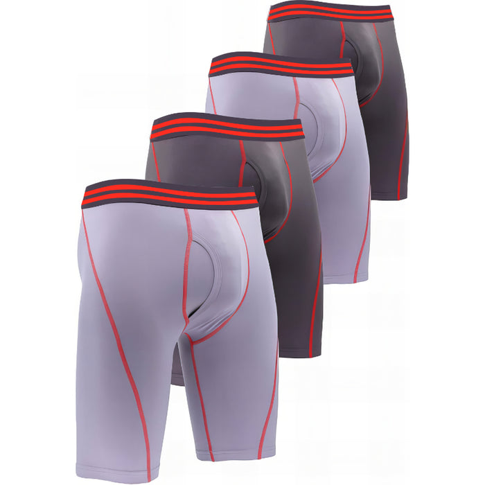 Pack Of Four Sports Boxer Briefs