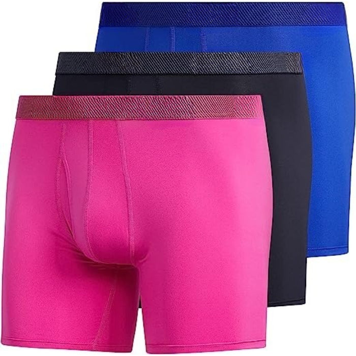 Elastic Waistband Athletic Boxer Briefs