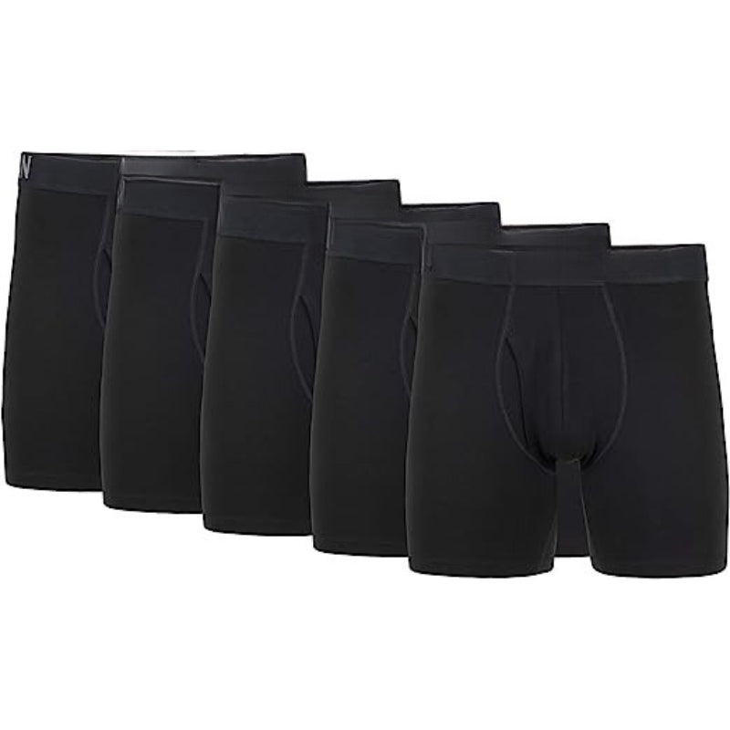 Regular Fit Ring Spun Boxer Briefs — Comfy Men Underwear