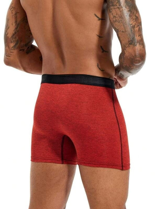 Tape Waistband Top Stitch Boxer Brief