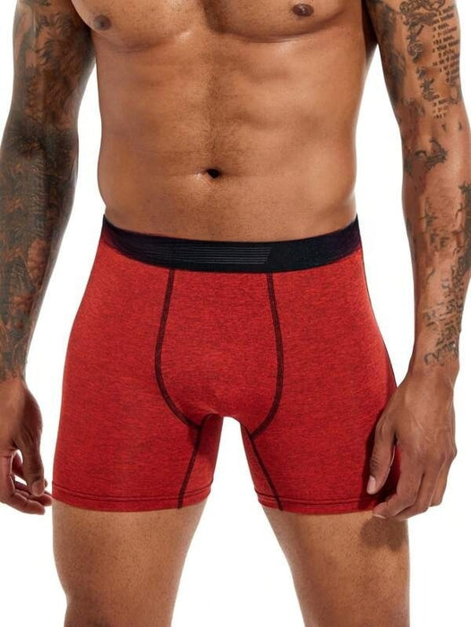 Tape Waistband Top Stitch Boxer Brief