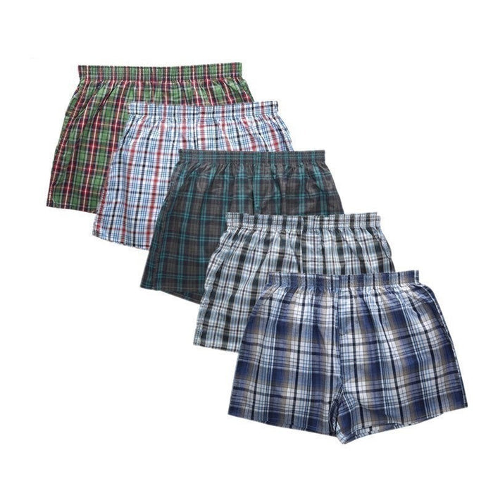 Men's Loose Classic Underwear Boxers 5 Pack