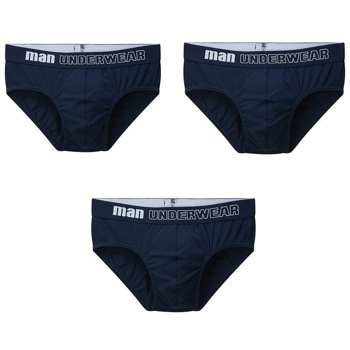 Cotton Breathable Men's Underwear 3 Pack