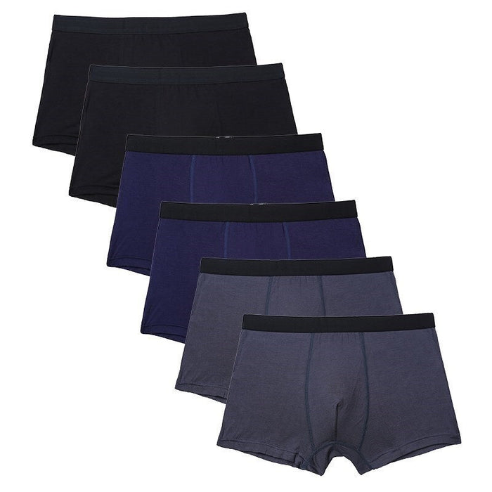 Men's Solid Comfortable Underwear 6 Pack — Comfy Men Underwear