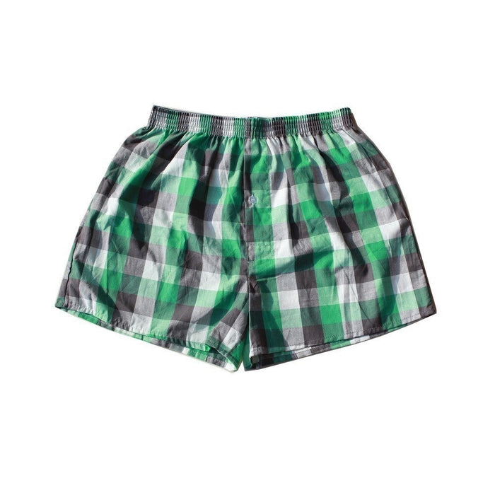 Classic Plaid Men's Boxer Shorts 6 Pack