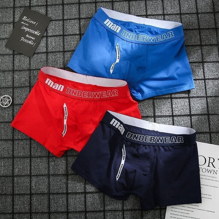 Breathable Solid Flexible Boxer shorts Underwear 6 Pack