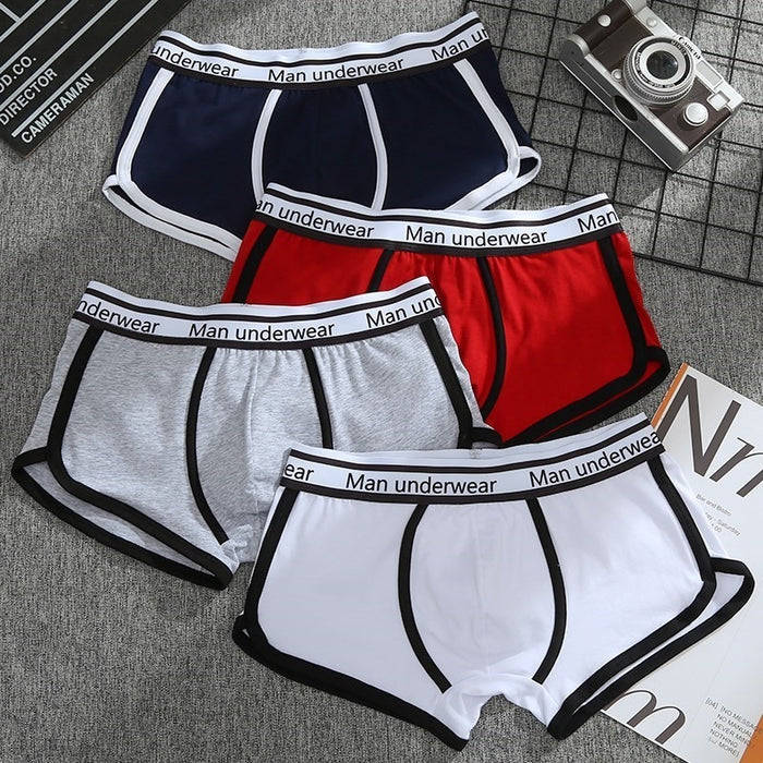 Cotton Casual Men's Underwear - Comfortable and Stylish Boxer Shorts